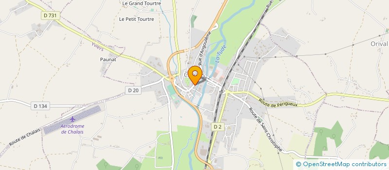 localisation de l'entreprise MONSIEUR FRANCIS MANON à CHALAIS