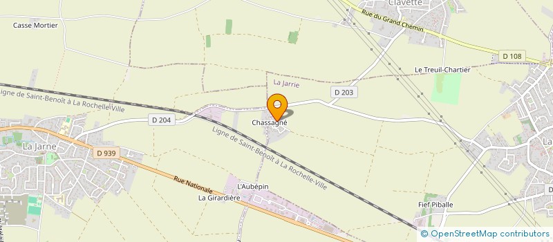 localisation de l'entreprise MONSIEUR FRANCIS MARAIS  LA JARRIE