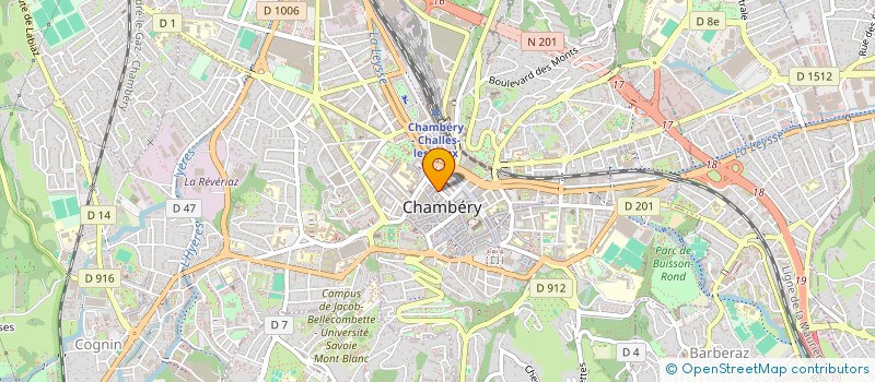 localisation de l'entreprise MONSIEUR FRANCIS MARANGE à CHAMBERY