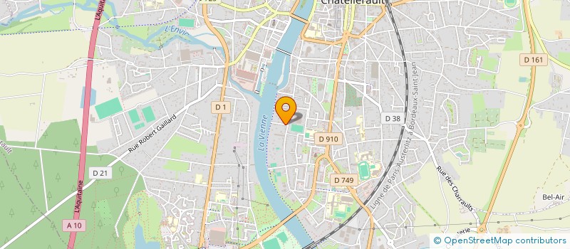 localisation de l'entreprise MONSIEUR FRANCIS MARCEAU  CHATELLERAULT