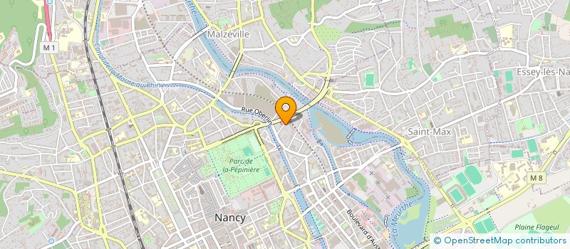 localisation de l'entreprise MONSIEUR FRANCIS MARCHAL  NANCY