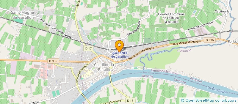 localisation de l'entreprise MONSIEUR FRANCIS MARCHIER à CASTILLON-LA-BATAILLE