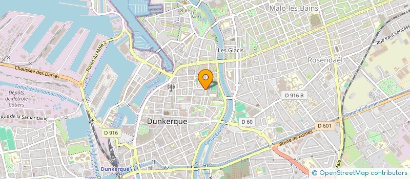localisation de l'entreprise MONSIEUR FRANCIS MARECHAL à DUNKERQUE