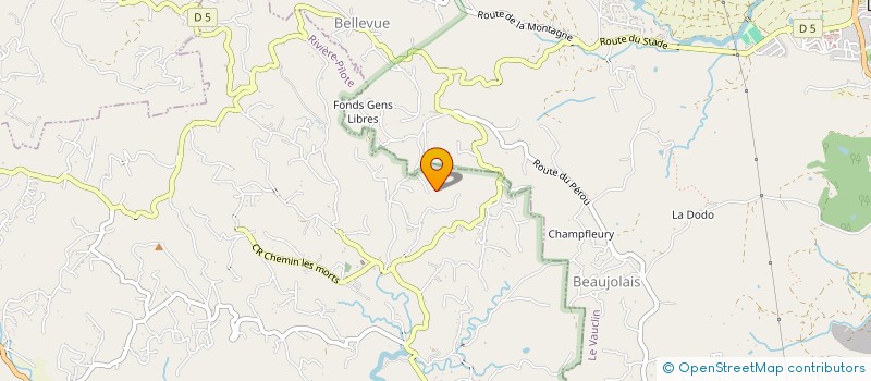 localisation de l'entreprise MONSIEUR FRANCIS MARIE-CLAIRE  RIVIERE PILOTE