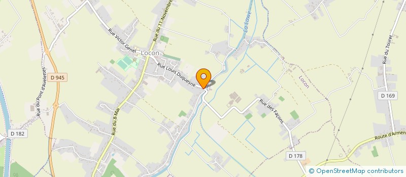 localisation de l'entreprise MONSIEUR FRANCIS MARIEN  LOCON