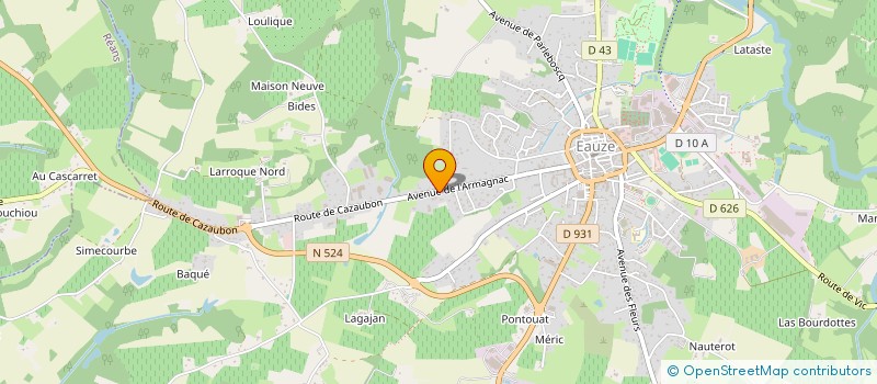 localisation de l'entreprise MONSIEUR FRANCIS MARRAST  EAUZE