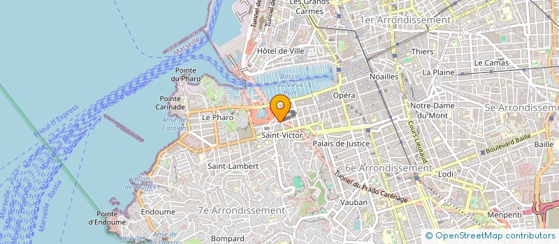 localisation de l'entreprise MONSIEUR FRANCIS MARTEL  MARSEILLE