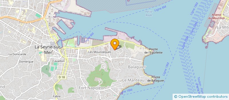 localisation de l'entreprise MONSIEUR FRANCIS MARTI  LA SEYNE SUR MER