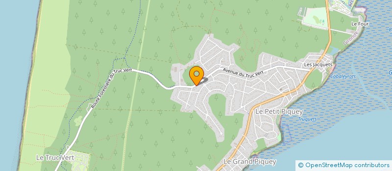 localisation de l'entreprise MONSIEUR FRANCIS MARTIN  LEGE-CAP-FERRET