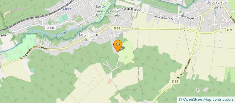 localisation de l'entreprise MONSIEUR FRANCIS MARTIN  JANVILLE-SUR-JUINE