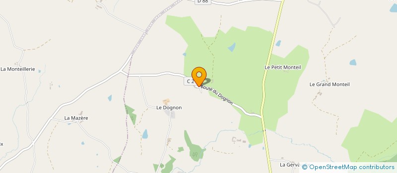 localisation de l'entreprise MONSIEUR FRANCIS MARTIN à MAGNAC-LAVAL