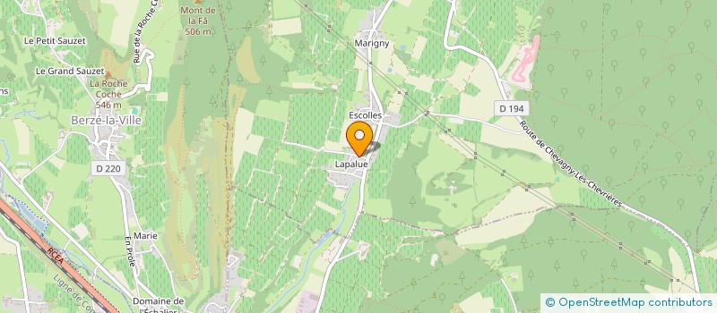 localisation de l'entreprise MONSIEUR FRANCIS MARTIN  VERZE