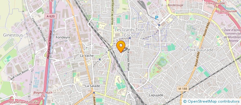 localisation de l'entreprise MONSIEUR FRANCIS MARTIN à TOULOUSE