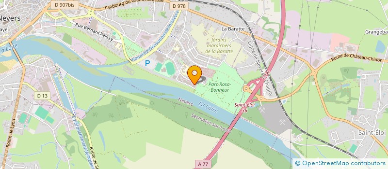 localisation de l'entreprise MONSIEUR FRANCIS MARTINET à NEVERS