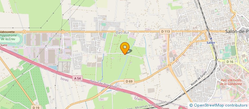 localisation de l'entreprise MONSIEUR FRANCIS MARTINO  SALON-DE-PROVENCE