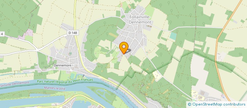 localisation de l'entreprise MONSIEUR FRANCIS MARTINS  FOLLAINVILLE-DENNEMONT