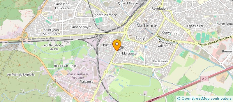 localisation de l'entreprise MONSIEUR FRANCIS MARTY à NARBONNE