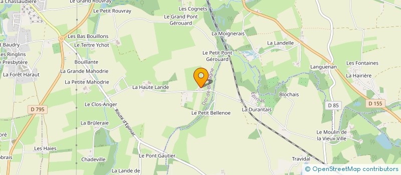 localisation de l'entreprise MONSIEUR FRANCIS MASSON  BAGUER-MORVAN