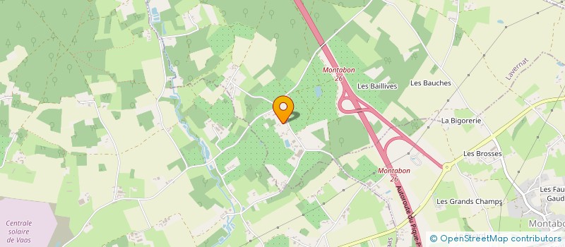 localisation de l'entreprise MONSIEUR FRANCIS MATHIS  LAVERNAT