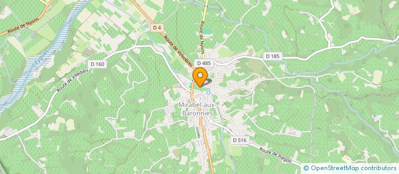 localisation de l'entreprise MONSIEUR FRANCIS MATHURIN  MIRABEL-AUX-BARONNIES