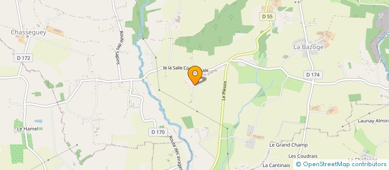 localisation de l'entreprise MONSIEUR FRANCIS MAUDUIT  LE MESNIL-ADELEE