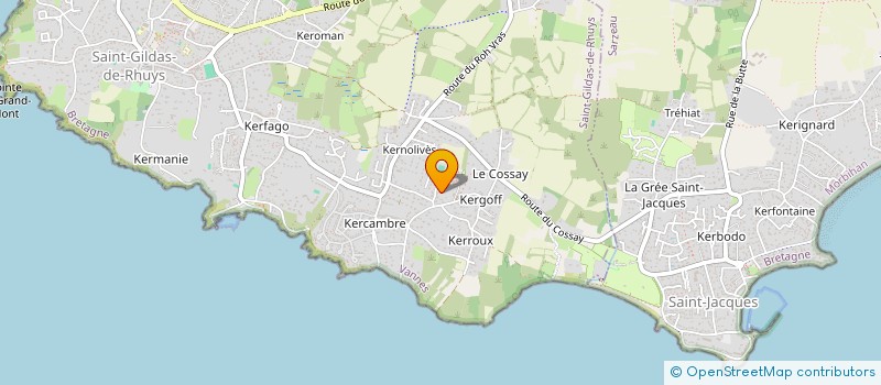 localisation de l'entreprise MONSIEUR FRANCIS MAUFFRET à SAINT-GILDAS-DE-RHUYS