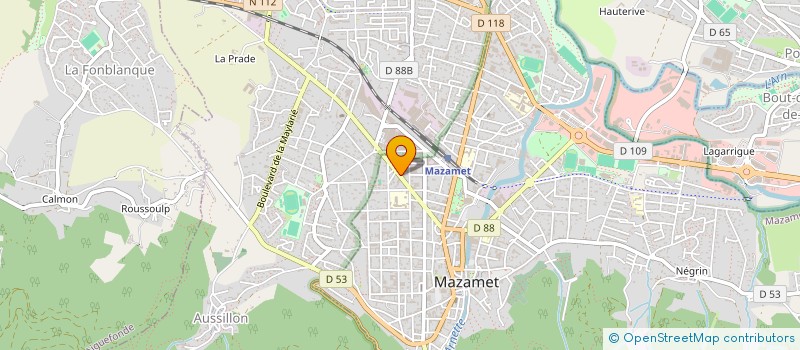 localisation de l'entreprise MONSIEUR FRANCIS MAUREL à MAZAMET