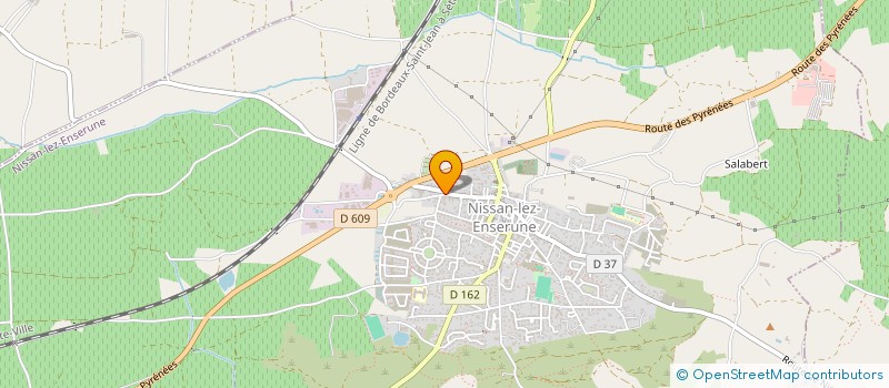 localisation de l'entreprise MONSIEUR FRANCIS MAURY  NISSAN-LEZ-ENSERUNE