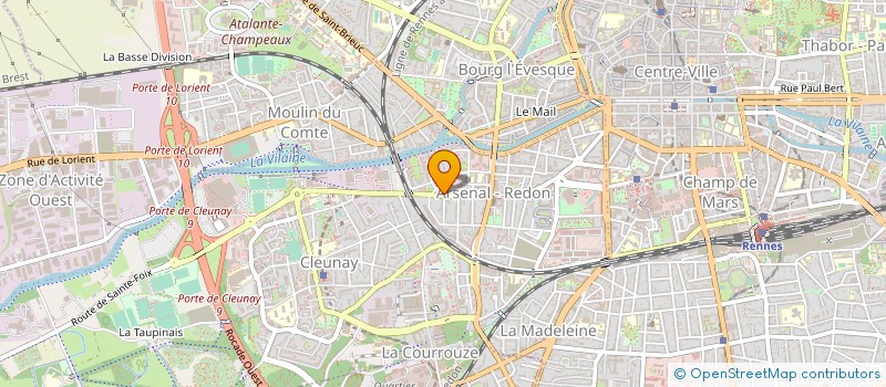 localisation de l'entreprise MONSIEUR FRANCIS MAUVIEL à RENNES