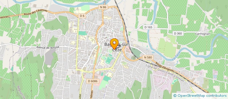 localisation de l'entreprise MONSIEUR FRANCIS MAZAN à BAGNOLS-SUR-CEZE