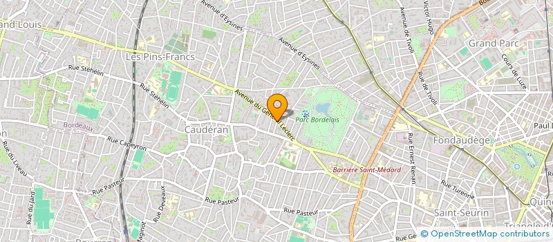 localisation de l'entreprise MONSIEUR FRANCIS MC NEICE  BORDEAUX