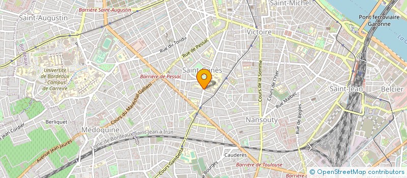 localisation de l'entreprise MONSIEUR FRANCIS MEGRAUD à BORDEAUX