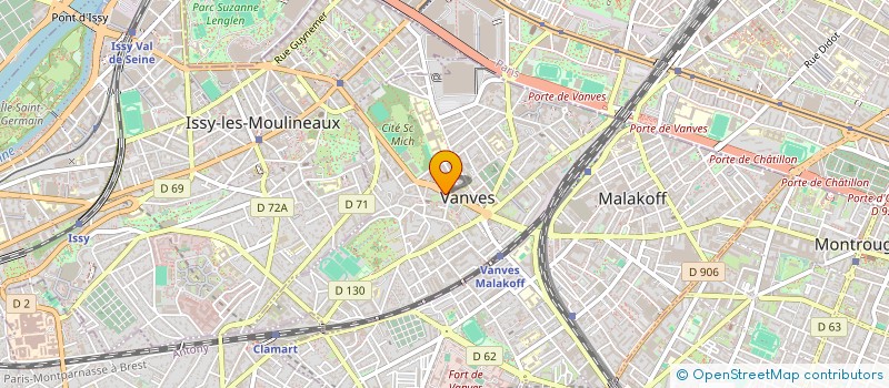localisation de l'entreprise MONSIEUR FRANCIS MELONE à VANVES