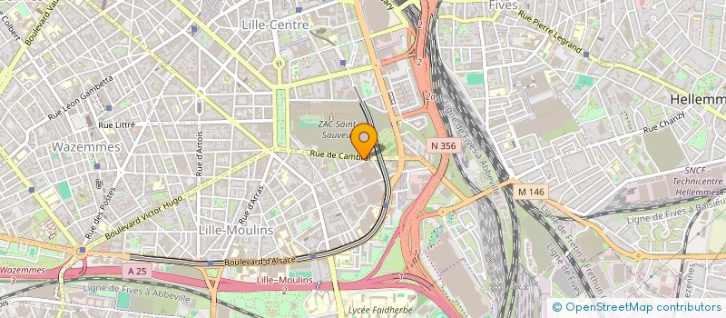 localisation de l'entreprise MONSIEUR FRANCIS MENNESSIER  LILLE