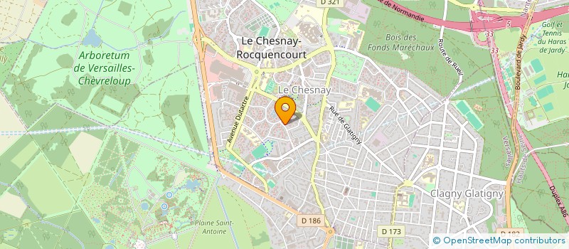 localisation de l'entreprise MONSIEUR FRANCIS MICHEL à LE CHESNAY-ROCQUENCOURT