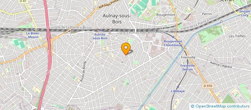 localisation de l'entreprise MONSIEUR FRANCIS MICHEL à AULNAY-SOUS-BOIS