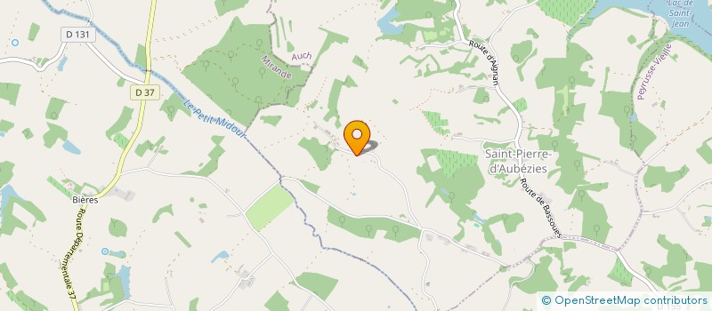 localisation de l'entreprise MONSIEUR FRANCIS MICHEL VAN DE CASTEELE  BOUZON-GELLENAVE