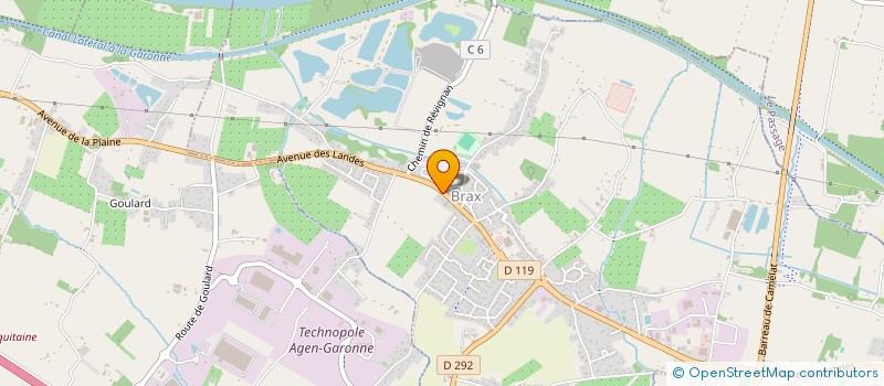 localisation de l'entreprise MONSIEUR FRANCIS MICHELETTI  BRAX