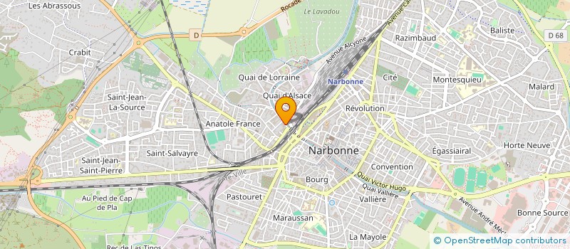 localisation de l'entreprise MONSIEUR FRANCIS MIDEKIN à NARBONNE
