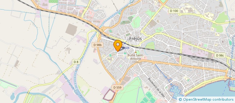 localisation de l'entreprise MONSIEUR FRANCIS MILLAC à FREJUS