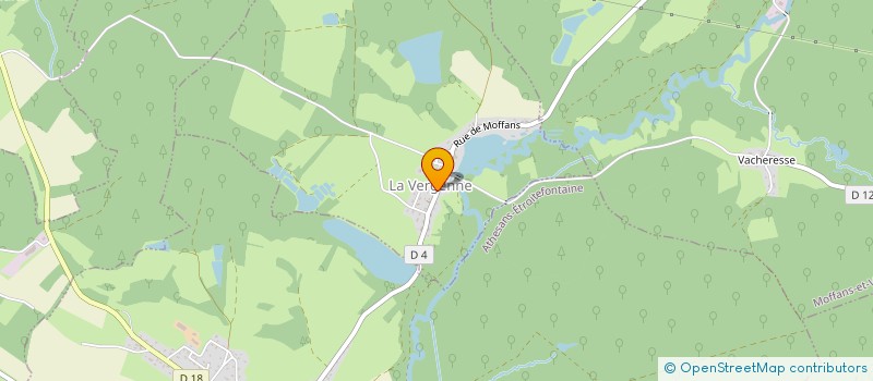 localisation de l'entreprise MONSIEUR FRANCIS MOIRANDAT  LA VERGENNE