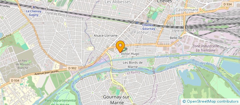 localisation de l'entreprise MONSIEUR FRANCIS MONNY ESSOUA à CHELLES