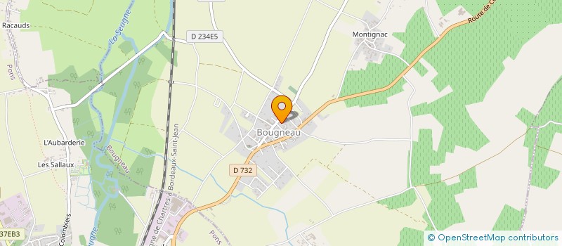 localisation de l'entreprise MONSIEUR FRANCIS MONTAMAT  BOUGNEAU