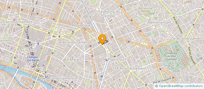 localisation de l'entreprise MONSIEUR FRANCIS MORDELET  PARIS