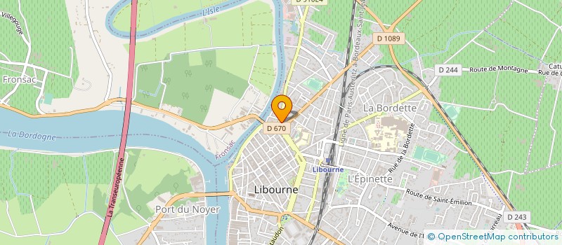 localisation de l'entreprise MONSIEUR FRANCIS MOREAU à LIBOURNE