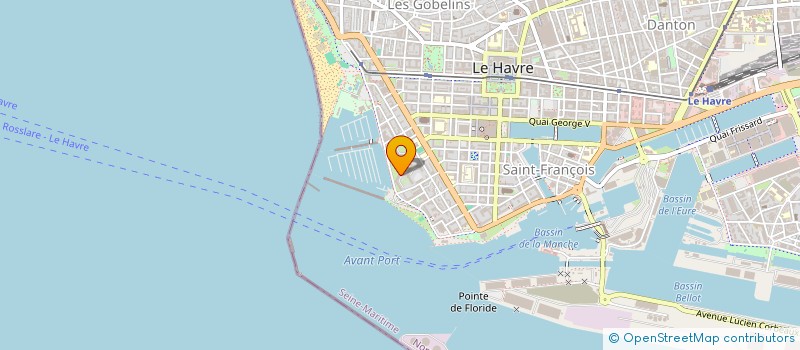 localisation de l'entreprise MONSIEUR FRANCIS MOREAU  LE HAVRE