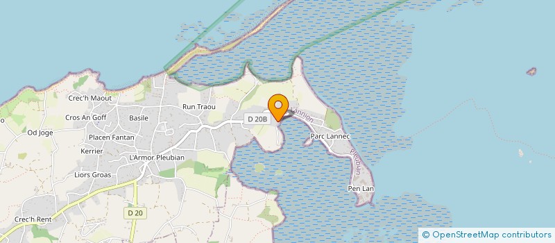 localisation de l'entreprise MONSIEUR FRANCIS MOREAU  PLEUBIAN