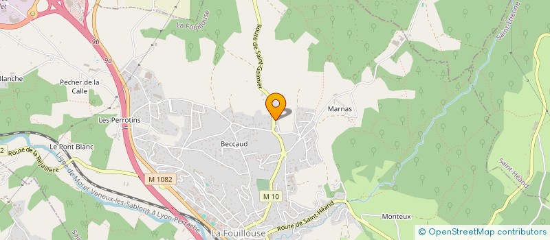 localisation de l'entreprise MONSIEUR FRANCIS MOREL  LA FOUILLOUSE