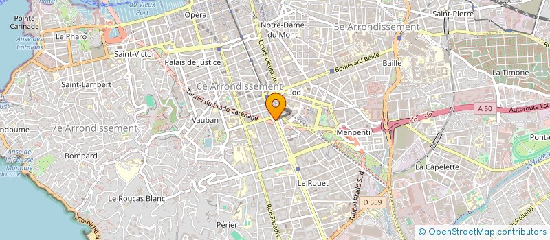 localisation de l'entreprise MONSIEUR FRANCIS MORETTI à MARSEILLE