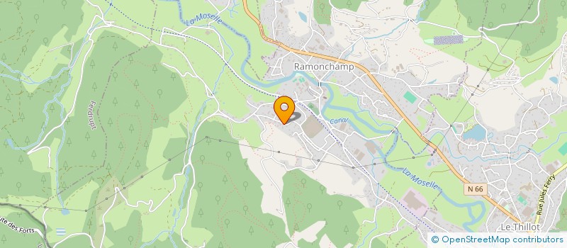 localisation de l'entreprise MONSIEUR FRANCIS MOUGEL  RAMONCHAMP